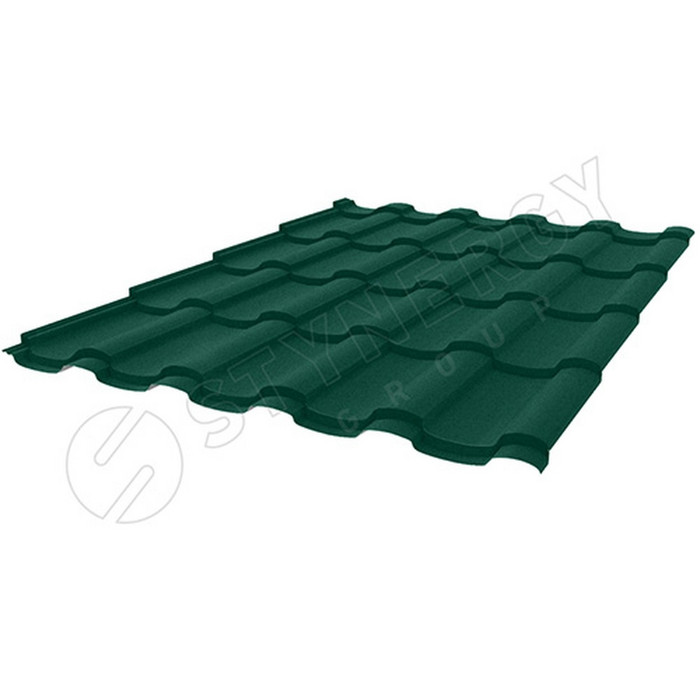 Металлочерепица Stynergy Stella Cтальной Бархат (0.5) RAL 6005