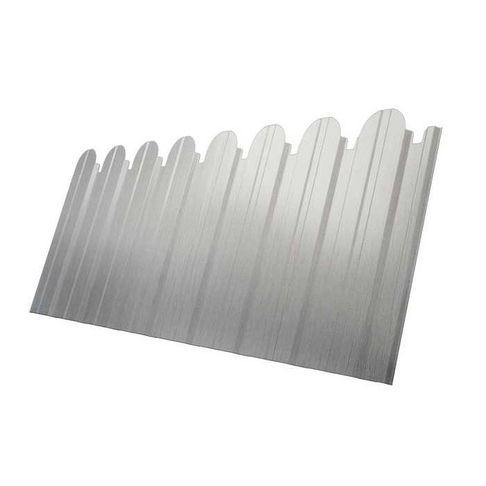 Профнастил Grand Line фигурный C10A Оцинкованный 0.45 мм Бесцветный