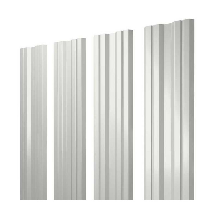 Штакетник Twin Grand Line 0,5 Satin RAL9003 Сигнальный Белый